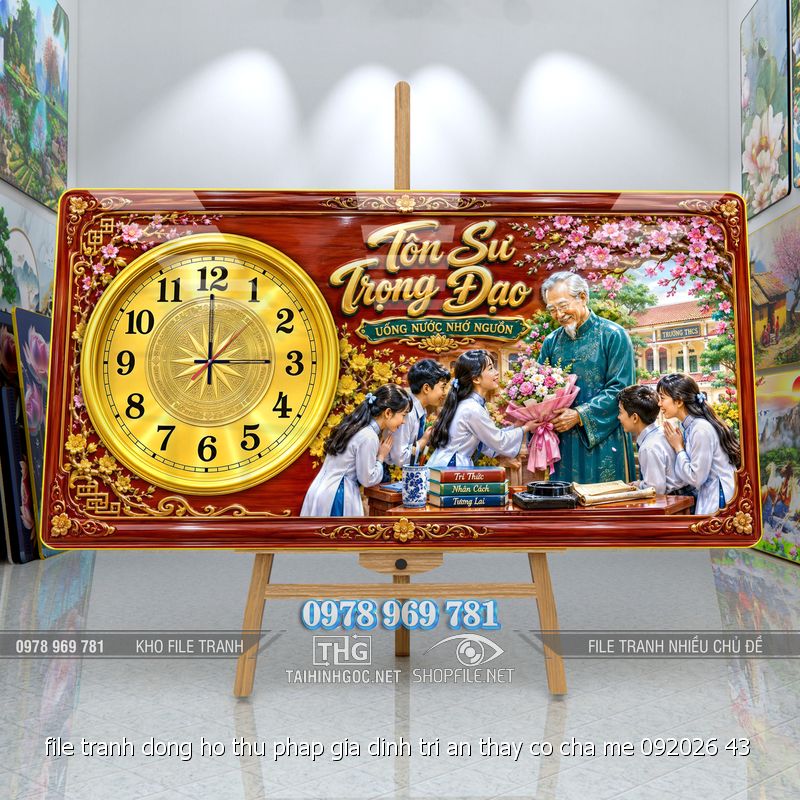 file tranh dong ho thu phap gia dinh tri an thay co cha me 092026 43