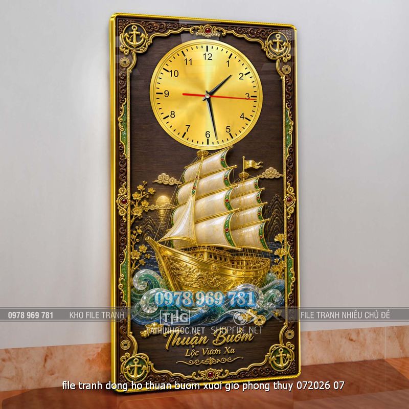 file tranh dong ho thuan buom xuoi gio phong thuy 072026 07