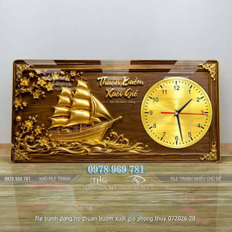 file tranh dong ho thuan buom xuoi gio phong thuy 072026 20