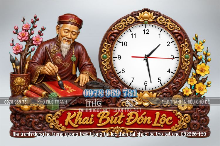 file tranh dong ho trang guong treo tuong tai loc than tai phuc loc tho tet cnc 082026 150