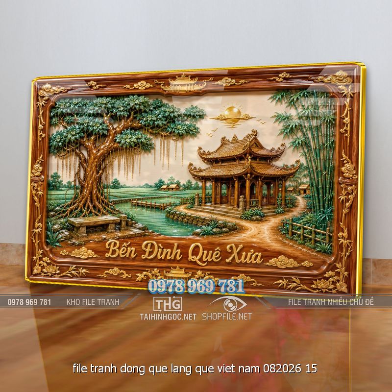 file tranh dong que lang que viet nam 082026 15
