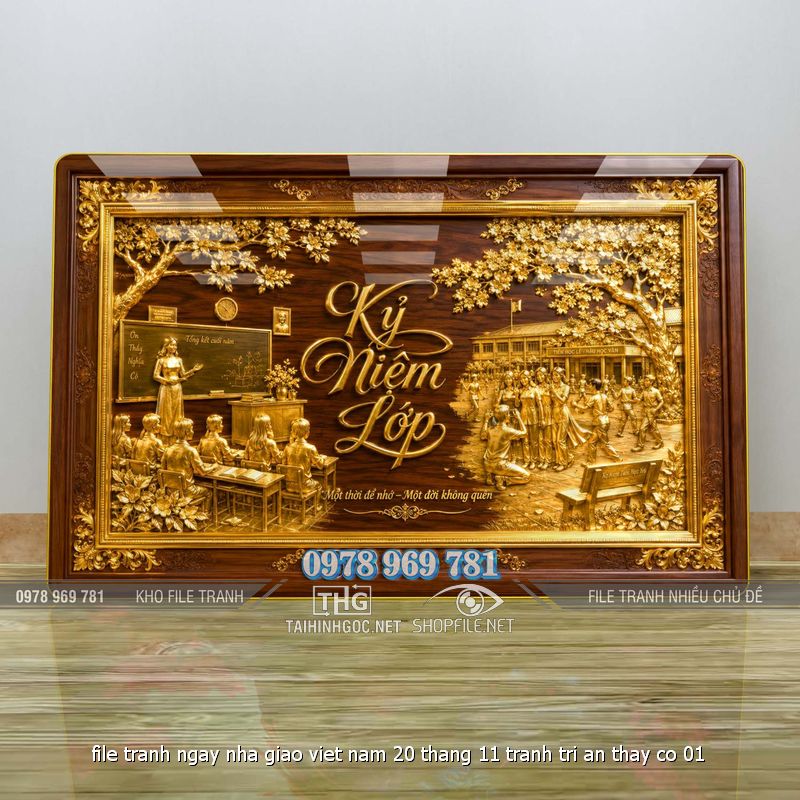 file tranh ngay nha giao viet nam 20 thang 11 tranh tri an thay co 01