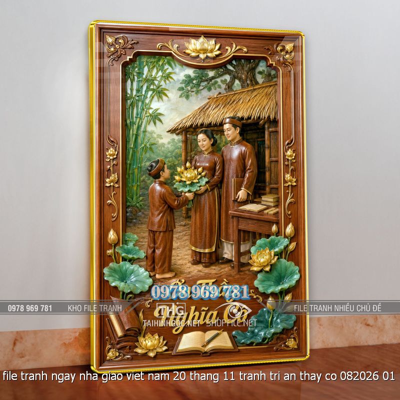 file tranh ngay nha giao viet nam 20 thang 11 tranh tri an thay co 082026 01