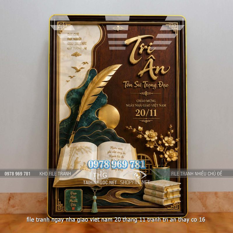 file tranh ngay nha giao viet nam 20 thang 11 tranh tri an thay co 16