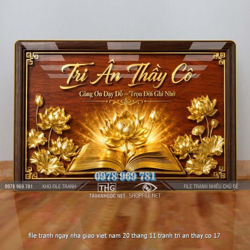 file tranh ngay nha giao viet nam 20 thang 11 tranh tri an thay co 17