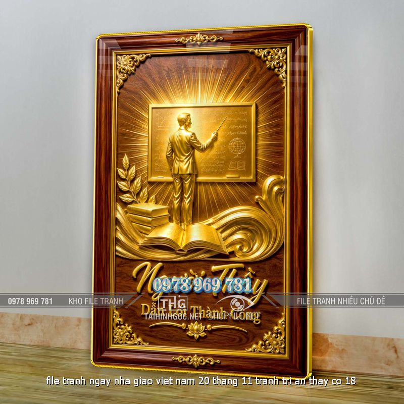 file tranh ngay nha giao viet nam 20 thang 11 tranh tri an thay co 18