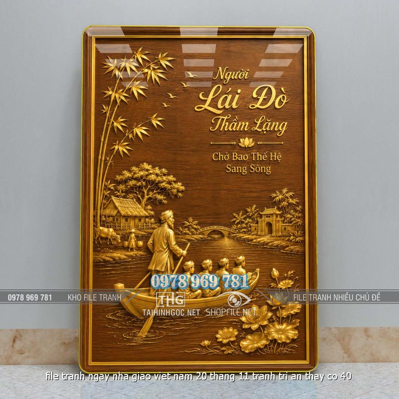 file tranh ngay nha giao viet nam 20 thang 11 tranh tri an thay co 40
