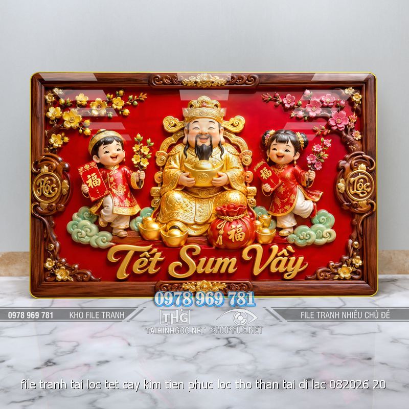 file tranh tai loc tet cay kim tien phuc loc tho than tai di lac 082026 20