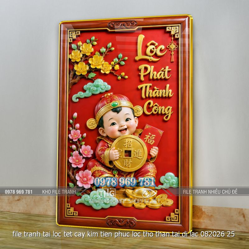 file tranh tai loc tet cay kim tien phuc loc tho than tai di lac 082026 25