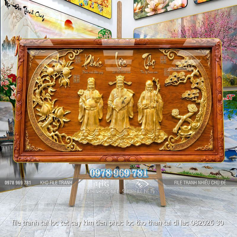 file tranh tai loc tet cay kim tien phuc loc tho than tai di lac 082026 30