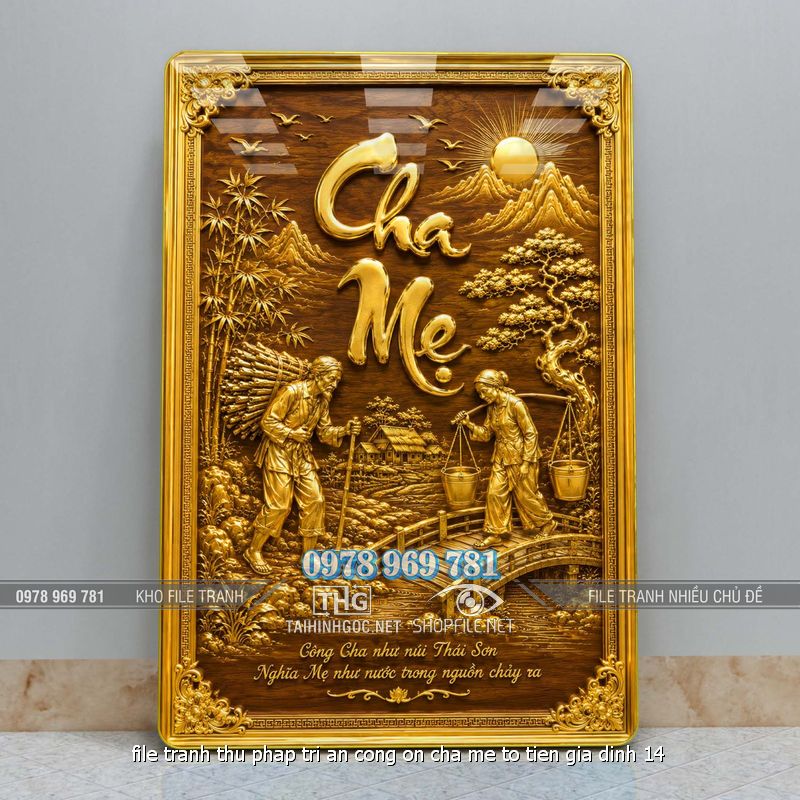 file tranh thu phap tri an cong on cha me to tien gia dinh 14