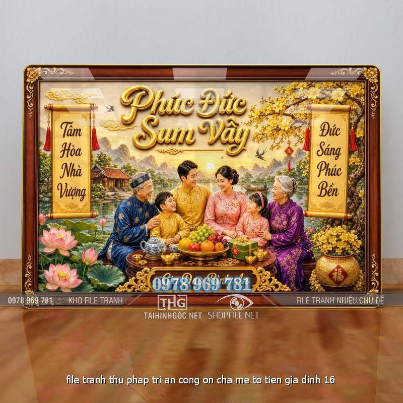 file tranh thu phap tri an cong on cha me to tien gia dinh 16
