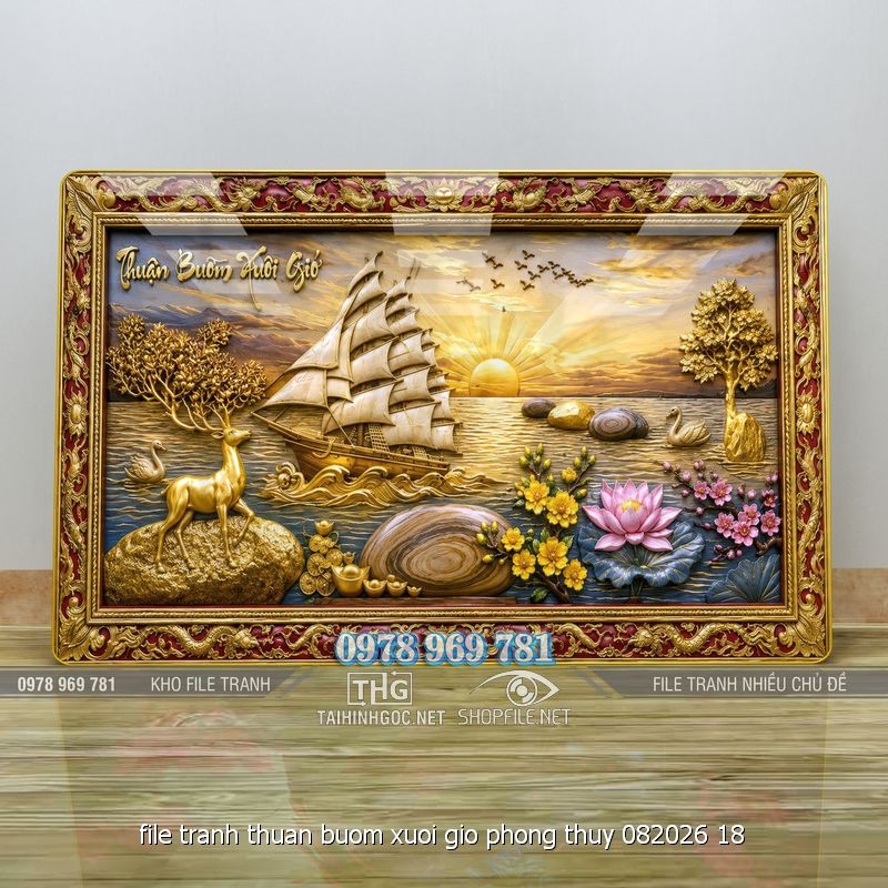 file tranh thuan buom xuoi gio phong thuy 082026 18