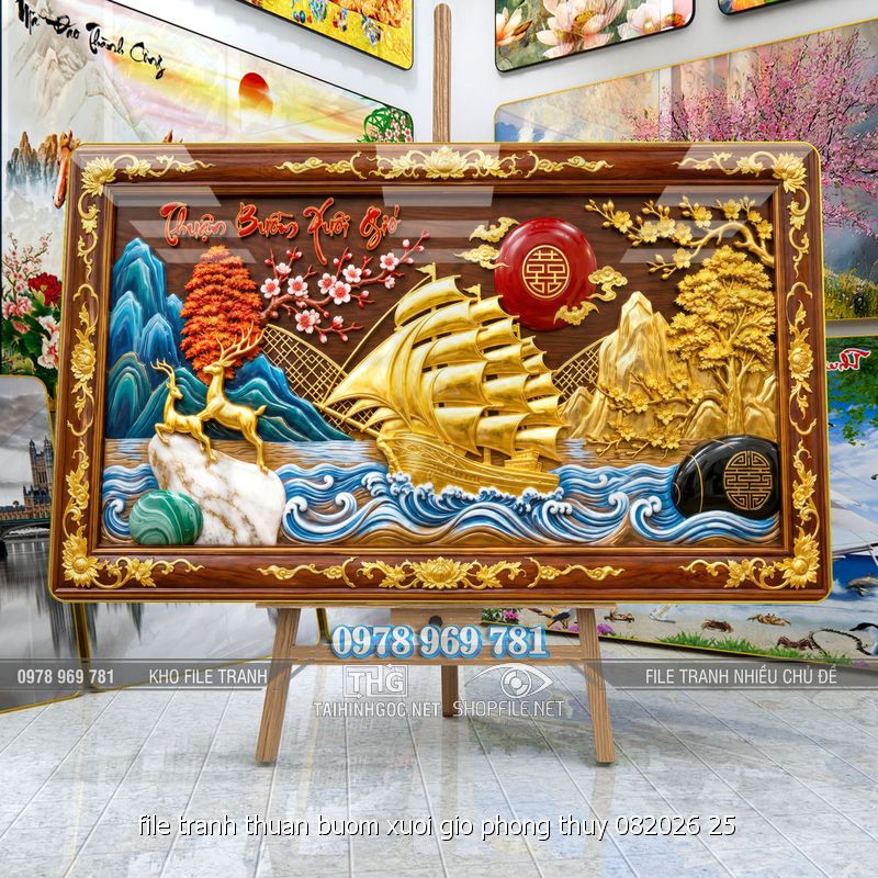 file tranh thuan buom xuoi gio phong thuy 082026 25