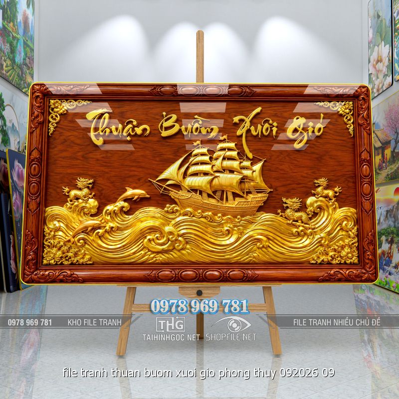 file tranh thuan buom xuoi gio phong thuy 092026 09