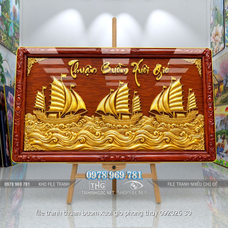 file tranh thuan buom xuoi gio phong thuy 092026 30