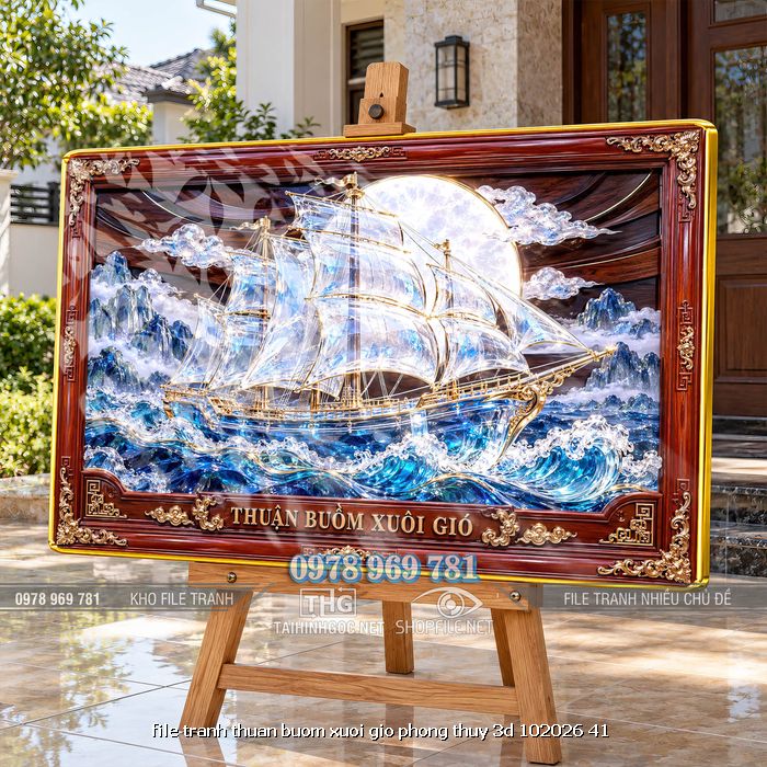 file tranh thuan buom xuoi gio phong thuy 3d 102026 41