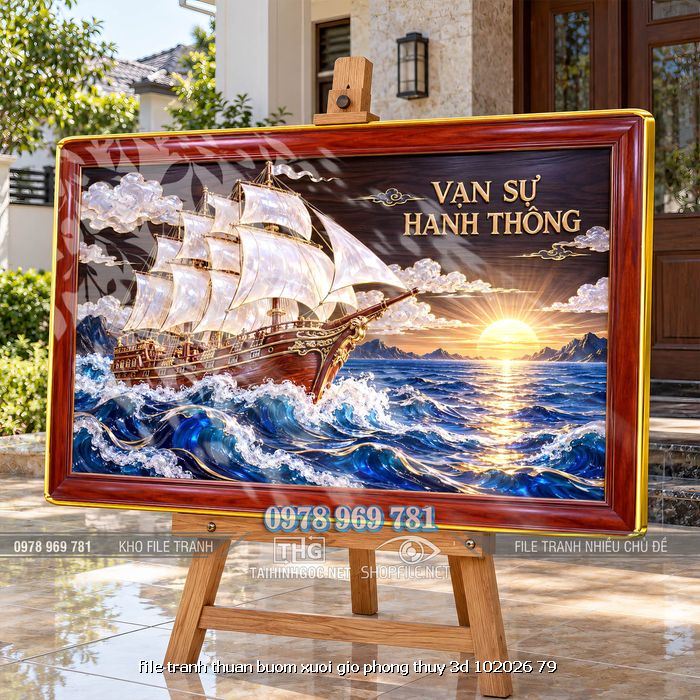 file tranh thuan buom xuoi gio phong thuy 3d 102026 79