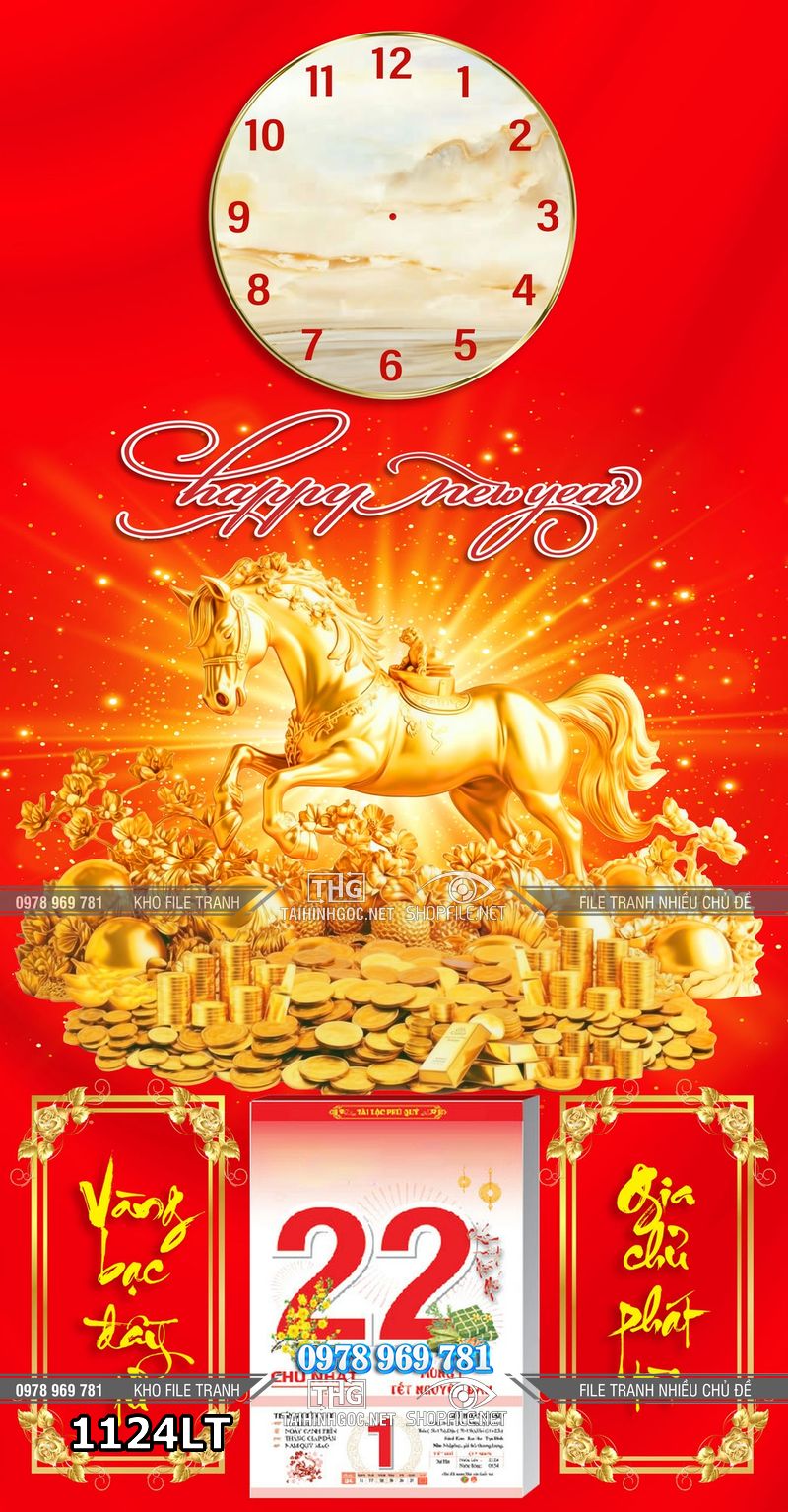 File lịch tết 2026 con ngựa vàng thịnh vượng 1124LT