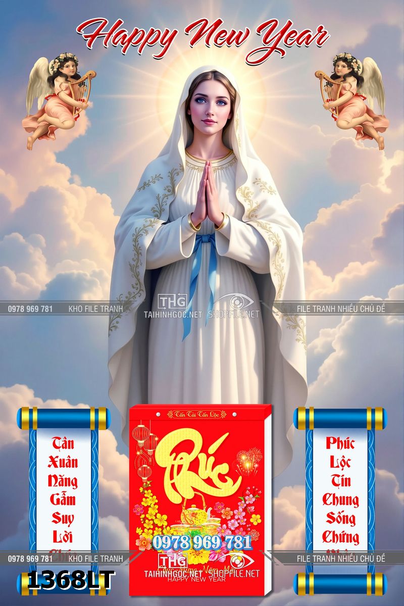 File lịch tết công giáo thiên chúa đức mẹ maria tôn kính 1368LT