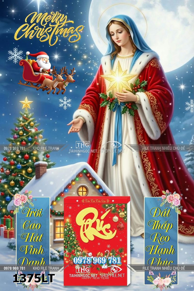 File lịch tết công giáo đức mẹ maria giáng sinh năm mới 1375LT