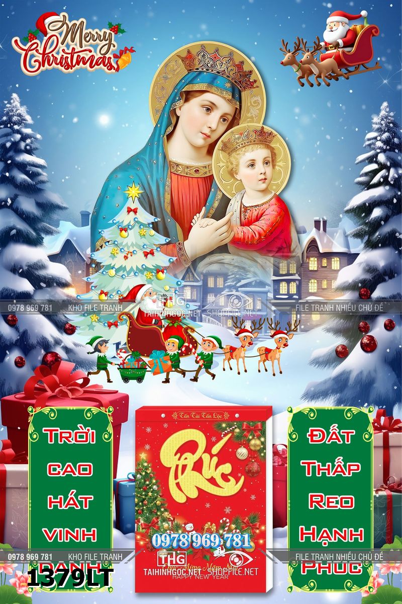 File lịch tết công giáo giáng sinh noel noen đức mẹ maria chúa giêsu lễ giáng sinh 1379LT