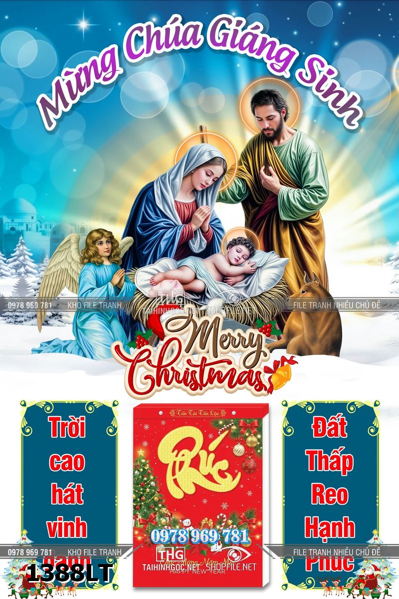 File lịch tết công giáo chúa giêsu đức mẹ maria mừng chúa giáng sinh noel noen 1388LT