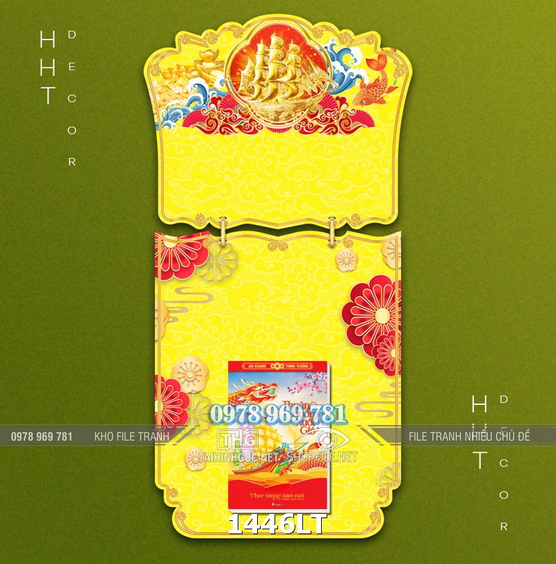 File khánh lịch Tết thuận buồm xuôi gió năm mới 1446LT