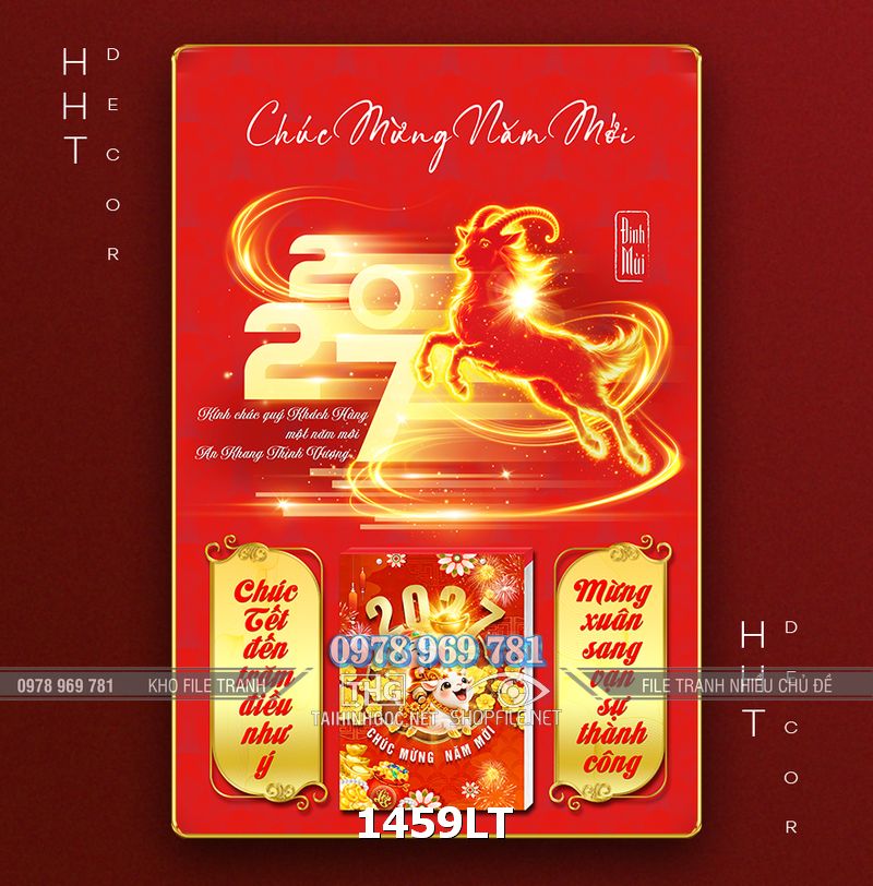 File lịch Tết đinh mùi 2027 đón xuân 1459LT