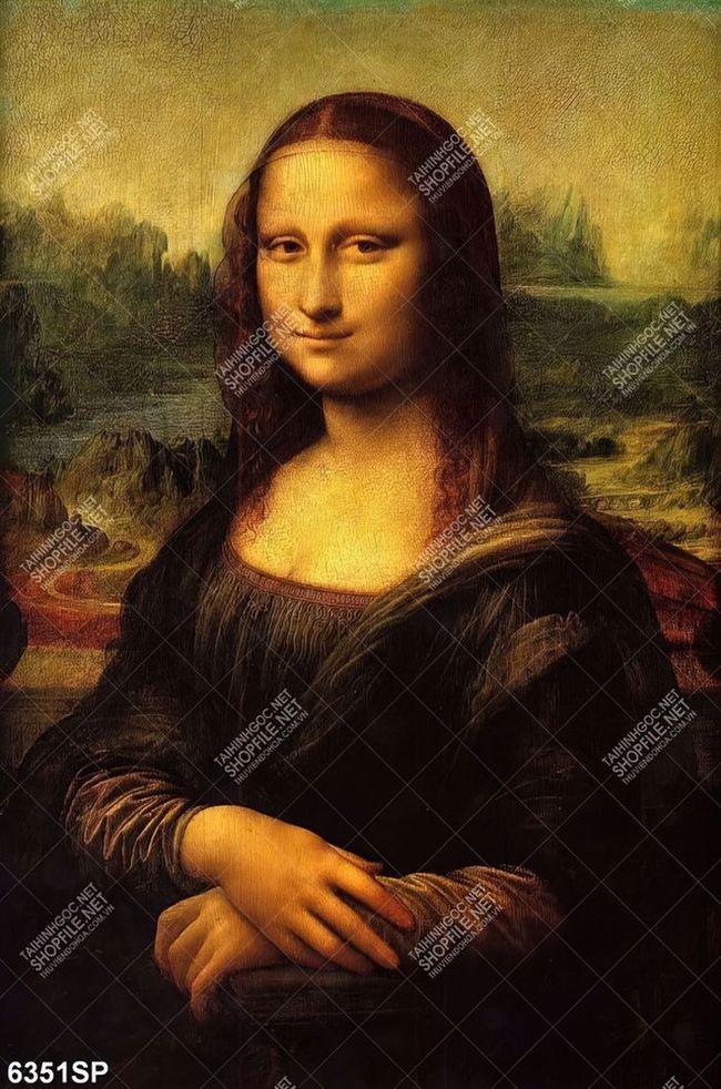 Tranh Sơn Dầu Nàng Mona Lisa 