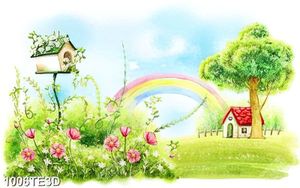 Tranh màu nước trang trí treo tường