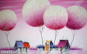 Tranh màu nước trang trí phòng đẹp