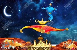 Tranh Aladdin và cây đèn thần trang trí phòng trẻ em
