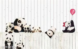 Tranh gấu trúc dán tường đẹp