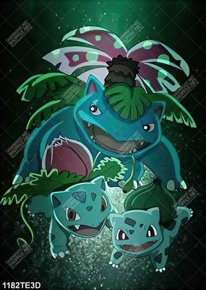 Tranh Pokemon trang trí phòng trẻ em đẹp