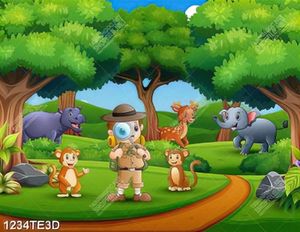 Tranh animal trong rừng