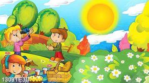 Tranh nông trại vui vẻ