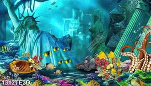 Tranh nữ thần tự do và đại dương