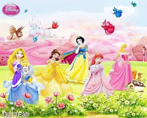 Tranh dán tường nàng công chúa Disney