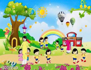 Tranh 3D vỏ ốc và thiếu nữ nghệ thuật