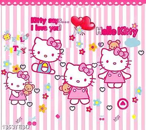 Tranh mèo Kittty in bìa vở chất lượng cao