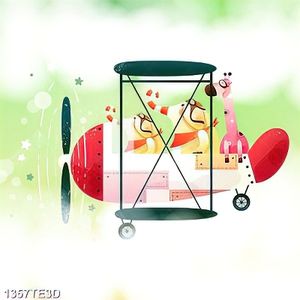 Tranh dán tường máy bay ngộ nghĩnh