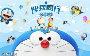 Tranh Doreamon dán tường đẹp