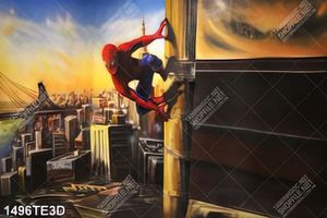 Tranh người nhện 3D