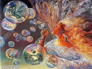 Tranh 3D mẹ trái đất