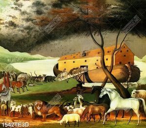 Tranh sơn dầu thế giới động vật