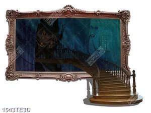 Tranh khung hình 3D chú rồng