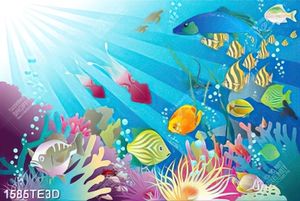 Tranh thế giới sinh vật ở đại dương