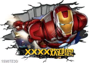 Tranh 3D người sắt