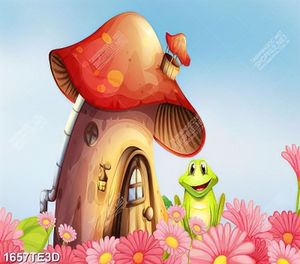Tranh cây nấm dán tường